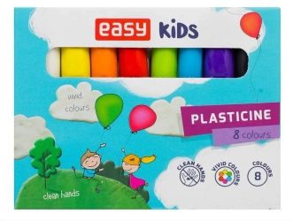 Plastelina 8 kolorów EASY - Easy Stationery