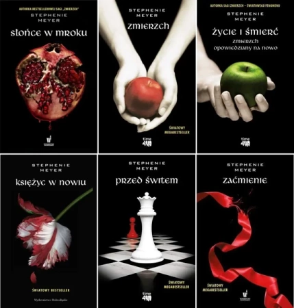 SAGA ZMIERZCH Stephenie Meyer Przed świtem Zaćmienie Księżyc Nowiu 1 - 6 - Stephenie Meyer