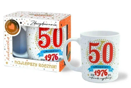 Kubek Premium Urodziny 50 - Kukartka