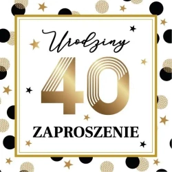 Zaproszenie Urodziny (10szt) - Armin Style