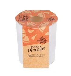 Świeczka sojowa Powąchaj mnie Fresh Orange biała - Pavoncella