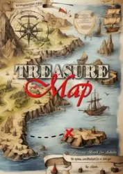 Treasure Maps Coloring Book for Adults - Publishing Monsoon