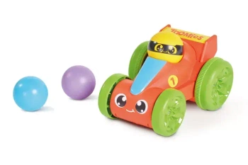 Toomies piłeczkowa wyścigówka czerwona Pop&Go TOMY