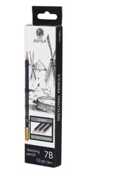 Ołówek do szkicowania 7B Artea Box (12szt) ASTRA - ASTRA papiernicze