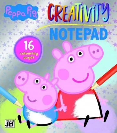 Notatnik kreatywny Świnka Peppa 16 kartek - Jiri models