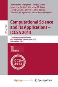 Computational Science and Its Applications -- ICCSA 2013 - Murgante Beniamino