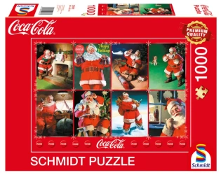 Puzzle 1000 PQ COCA-COLA Święty Mikołaj 110810 - Schmidt Puzzle