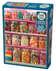 Puzzle 500 Półka ze słodyczami 112641 - Cobble Hill