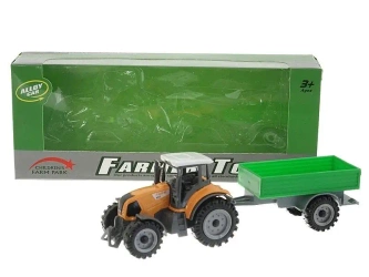Traktor z przyczepą metalowy - ADAR