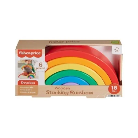 Fisher-Price. Drewniana tęcza do układania - Fisher- Price