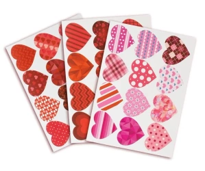 Naklejki wzorzyste serduszka - Arpex