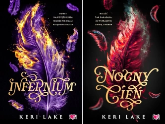 Nightshade Tom 1 Nocny Cień + Tom 2 Infernium Dylogia Keri Lake - Keri Lake