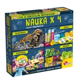 Zestaw nauka x4 zostań naukowcem I'm a genius 304-PL80472 - Lisciani