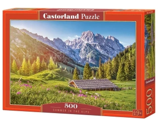 Puzzle 500 Lato w Alpach CASTOR - Castorland
