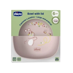 Miseczka z pokrywką beżowa 6m+ - Chicco