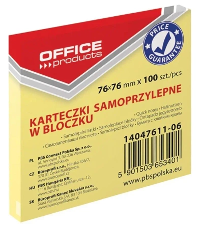 Karteczki samoprzylepne 6x76mm 100K - Office