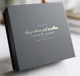 Pudełko - Obietnice na 365 dni szare - Szaron