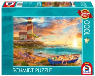 Puzzle 1000 PQ Zachód słońca nad zatoką 112740 - Schmidt Puzzle