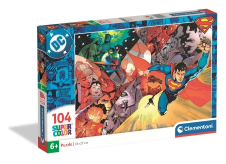 Puzzle 104 Super kolor Superman - Clementoni