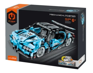 Klocki Auto wyścigowe niebieskie 422el - Immaster-Koco