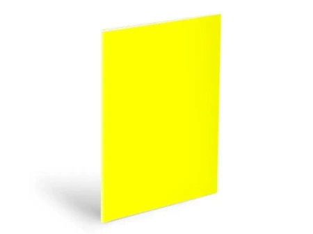 Okładka na zeszyt A5 neon yellow 180mic (10szt) - MFP