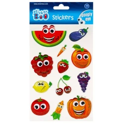 Naklejki 14x21 cm Googly Eye Owoce Sticker Boo 493716