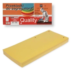Przekładki do segregatora 100szt gold - Penword