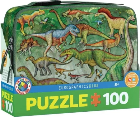 Puzzle 100 z lunch box Dinosaur  9100-0098 - Eurographics