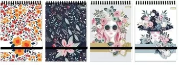 Kołonotes A6/96K kratka Flower (10szt) - Beniamin