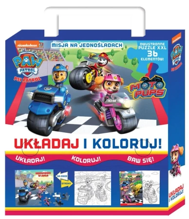 Psi Patrol. Układaj i koloruj - Opracowanie zbiorowe