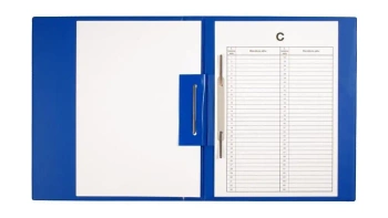 Teczka do akt osobowych (b+w) niebieska - Biurfol