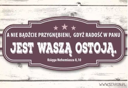 Magnes na lodówkę - A nie bądźcie przygnębieni - Szaron