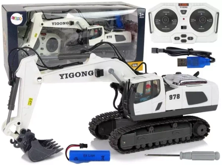 Koparka gąsienicowa R/C 2.4 G - Leantoys