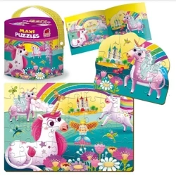 Maxi puzzle 2w1 Jednorożce - Roter Kafer