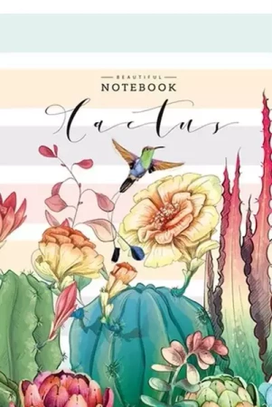 Notatnik ozdobny 64 strony kratka Kaktus i koliber - Fresh