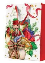 Torebka prezentowa Magia Dziadka do orzechów, bardzo duża