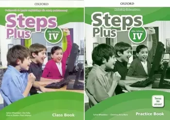 STEPS PLUS 4 PODRĘCZNIK + ĆWICZENIA + CD OXFORD - Paul Shipton, Sylvia Wheeldon, Tim Falla, Paul A.