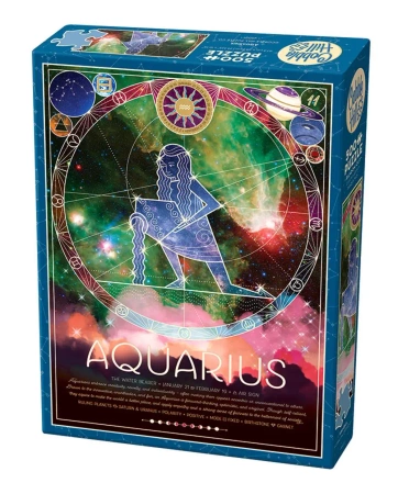 Puzzle 500 Znaki zodiaku Wodnik 112280 - Cobble Hill