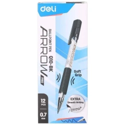 Pióro kulkowe Arrow Pro 0,7mm czarne (12szt) - DELI