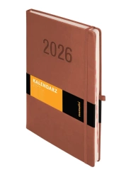 Kalendarz 2026 A4 Memofix DNS mocha mousse - -