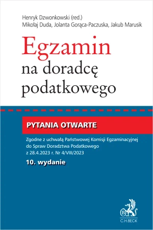 Egzamin na doradcę podatkowego. Pytania otwarte - praca zbiorowa