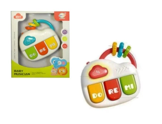 Zabawka dla malucha organki z dźwiękami i światłami - SWEDE