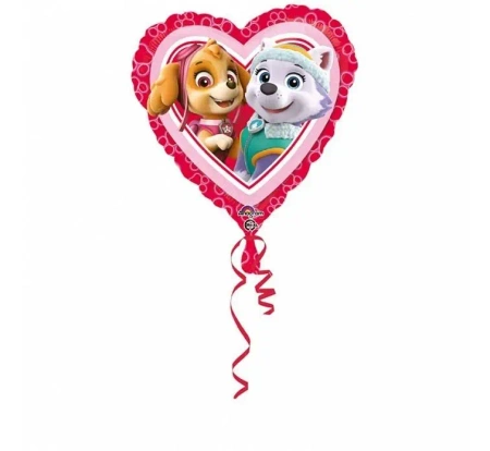 Balon foliowy Psi Patrol Love - Girl 46cm - Amscan
