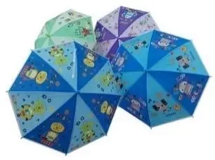 Parasol dziecięcy z gwizdkiem Roboty mix - Madej