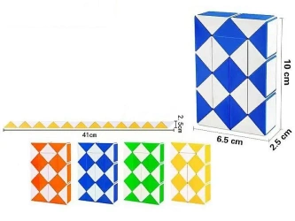 Układanka magiczny wąż 24 klocki MIX - ADAR