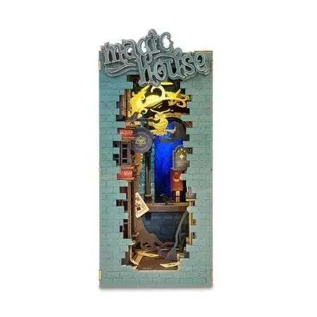 Składany Drewniany Model LED - Magiczny Dom - Robotime