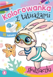 Kolorowanka z tatuażami. Słodziaczki - opracowanie zbiorowe