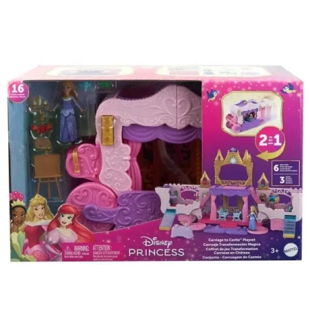 Disney Princess. Zestaw 2w1 Karoca i Zamek HWX17 - Mattel