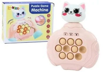 Gra zręcznościowa kotek różowa - Leantoys