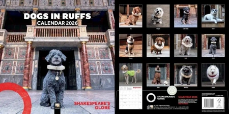 Kalendarz 2026 ścienny kwadrat Psy w kryzach - Flame Tree